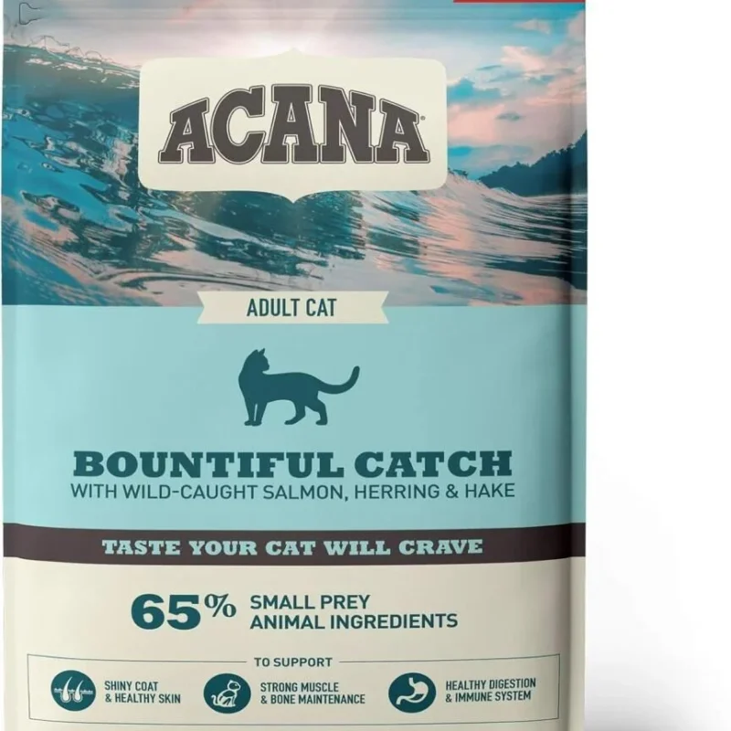 Acana Tahıllı Balıklı Yetişkin Kedi Maması Bountiful Catch