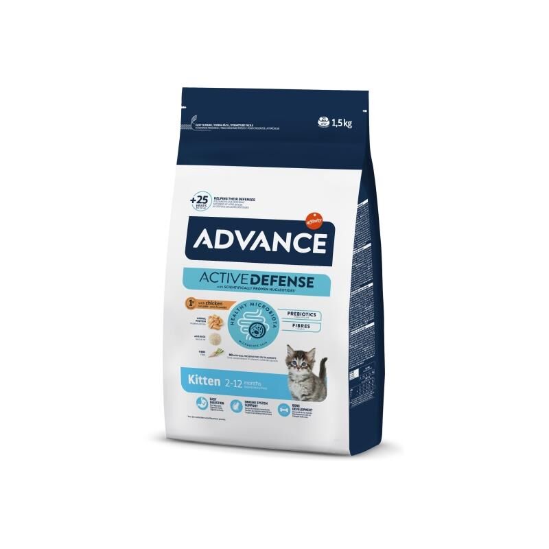 Advance Tahıllı Tavuklu Yavru Kedi Maması Active Defence