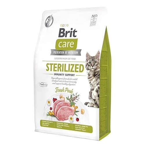 Brit Care Tahılsız Domuz Etli Yetişkin Kısır Kedi Maması Strong Immunity