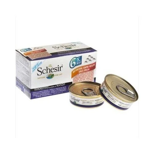 Schesir Ton Balıklı Biftekli Jöleli Kedi Konservesi 50 Gr 6 Al 5 Öde